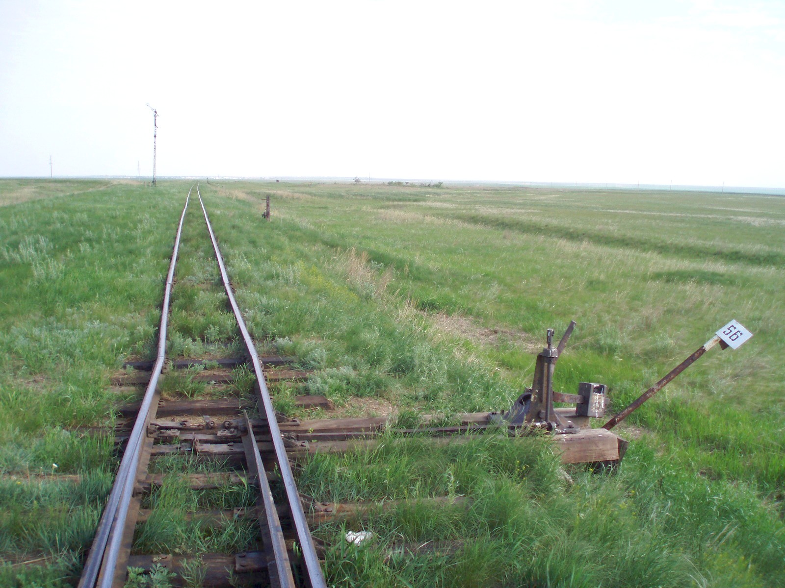 Узкоколейная железная дорога Атбасар — Шантобе — фотографии, сделанные в 2007 году (часть 20)