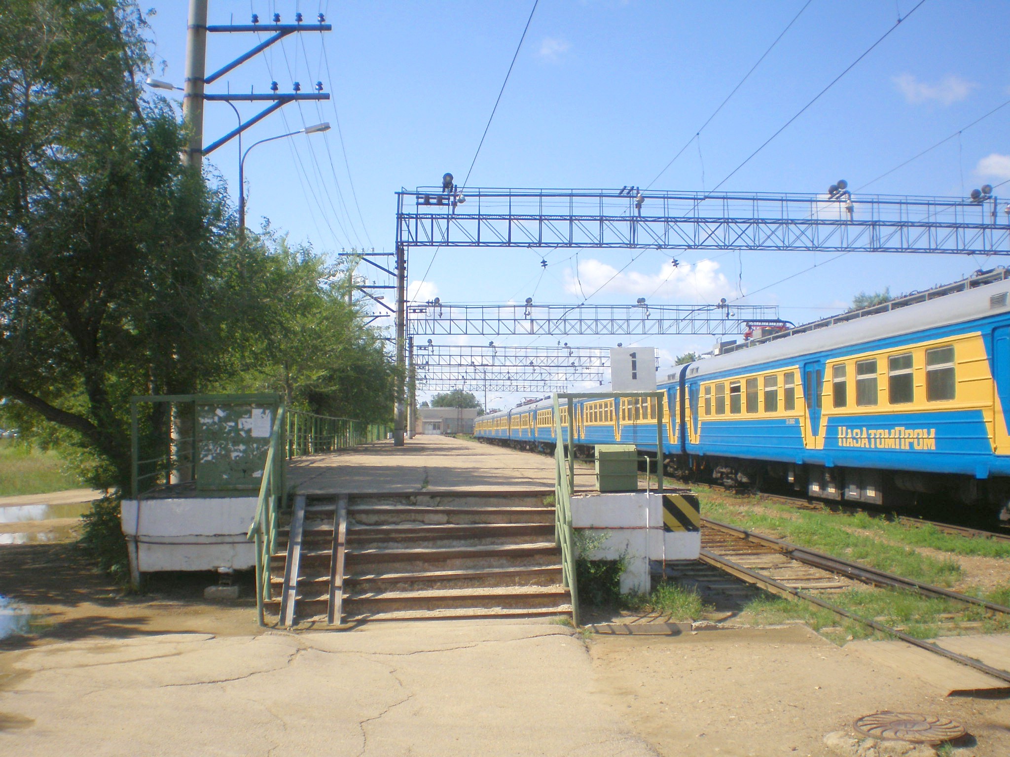 Железнодорожная линия УЖДТ Степногорского горно-химического комбината  —  фотографии, сделанные в 2009 году (часть 1)