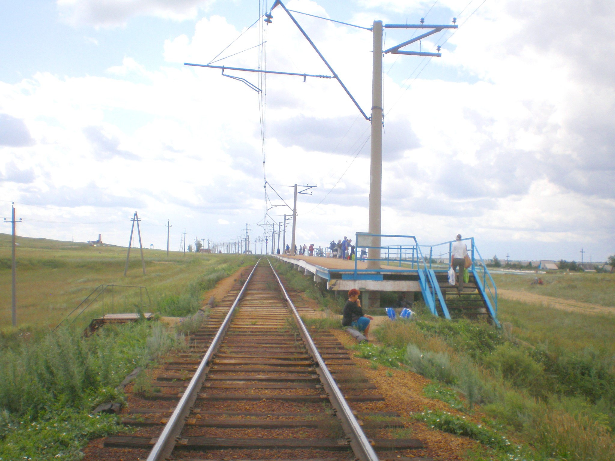 Железнодорожная линия УЖДТ Степногорского горно-химического комбината  —  фотографии, сделанные в 2009 году (часть 7)
