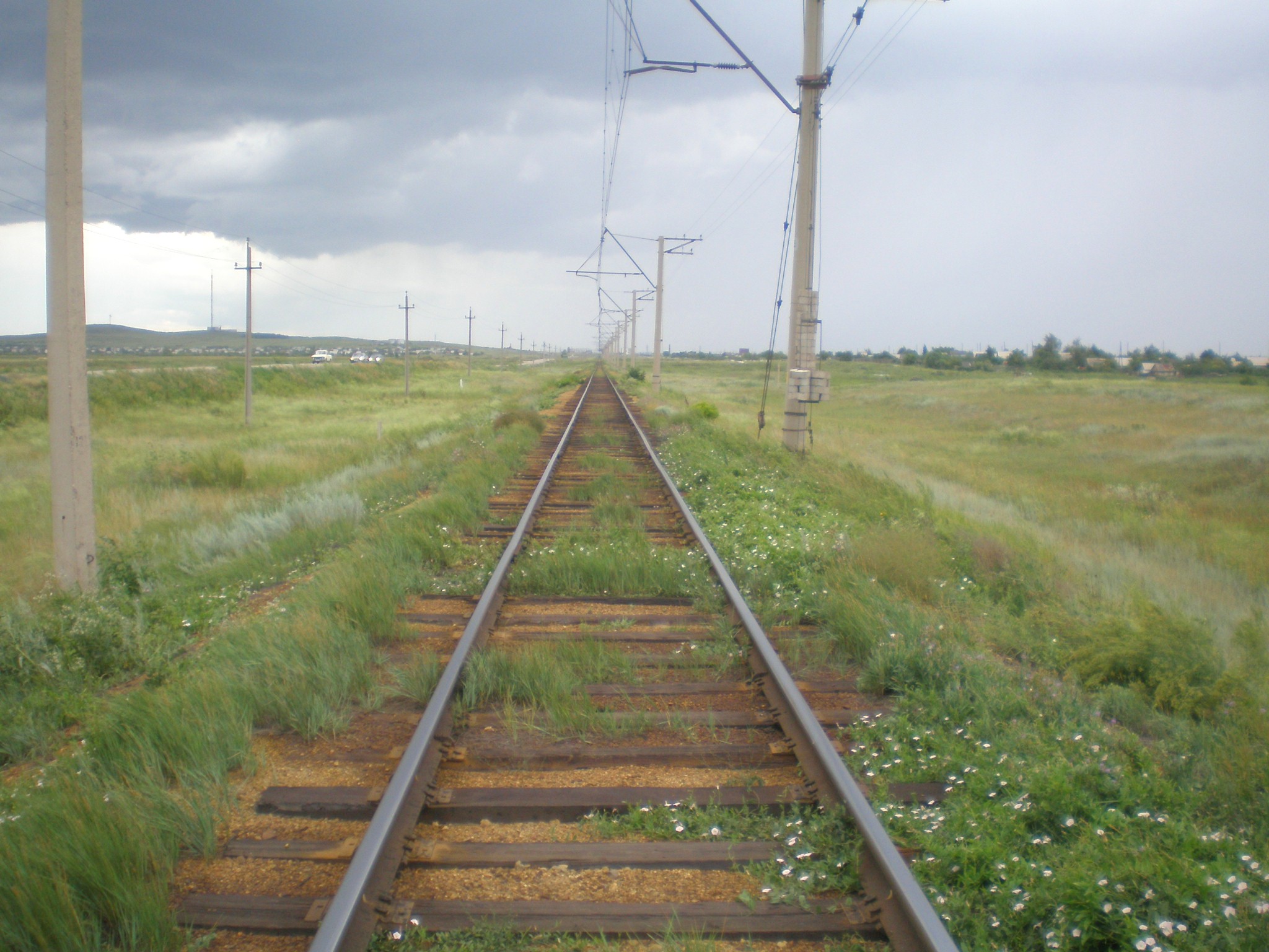 Железнодорожная линия УЖДТ Степногорского горно-химического комбината  —  фотографии, сделанные в 2009 году (часть 8)
