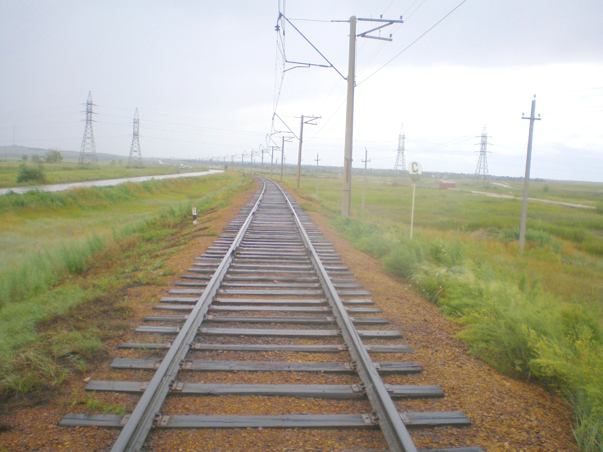 Железнодорожная линия УЖДТ Степногорского горно-химического комбината  —  фотографии, сделанные в 2009 году (часть 9)