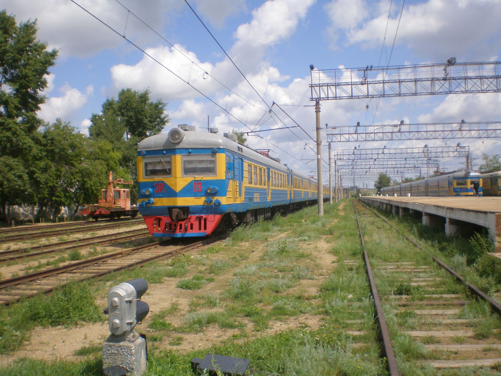 Железнодорожная линия УЖДТ Степногорского горно-химического комбината  —  фотографии, сделанные в 2009 году (часть 2)