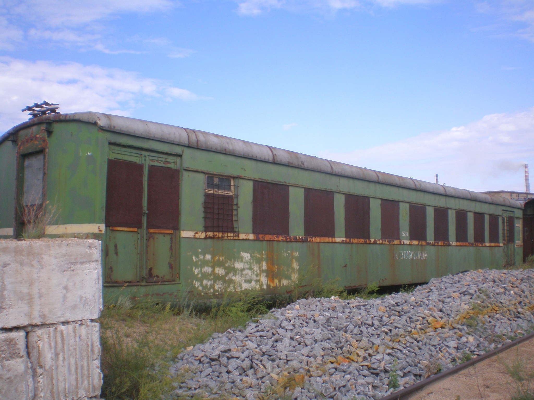 Железнодорожная линия УЖДТ Степногорского горно-химического комбината  —  фотографии, сделанные в 2009 году (часть 12)
