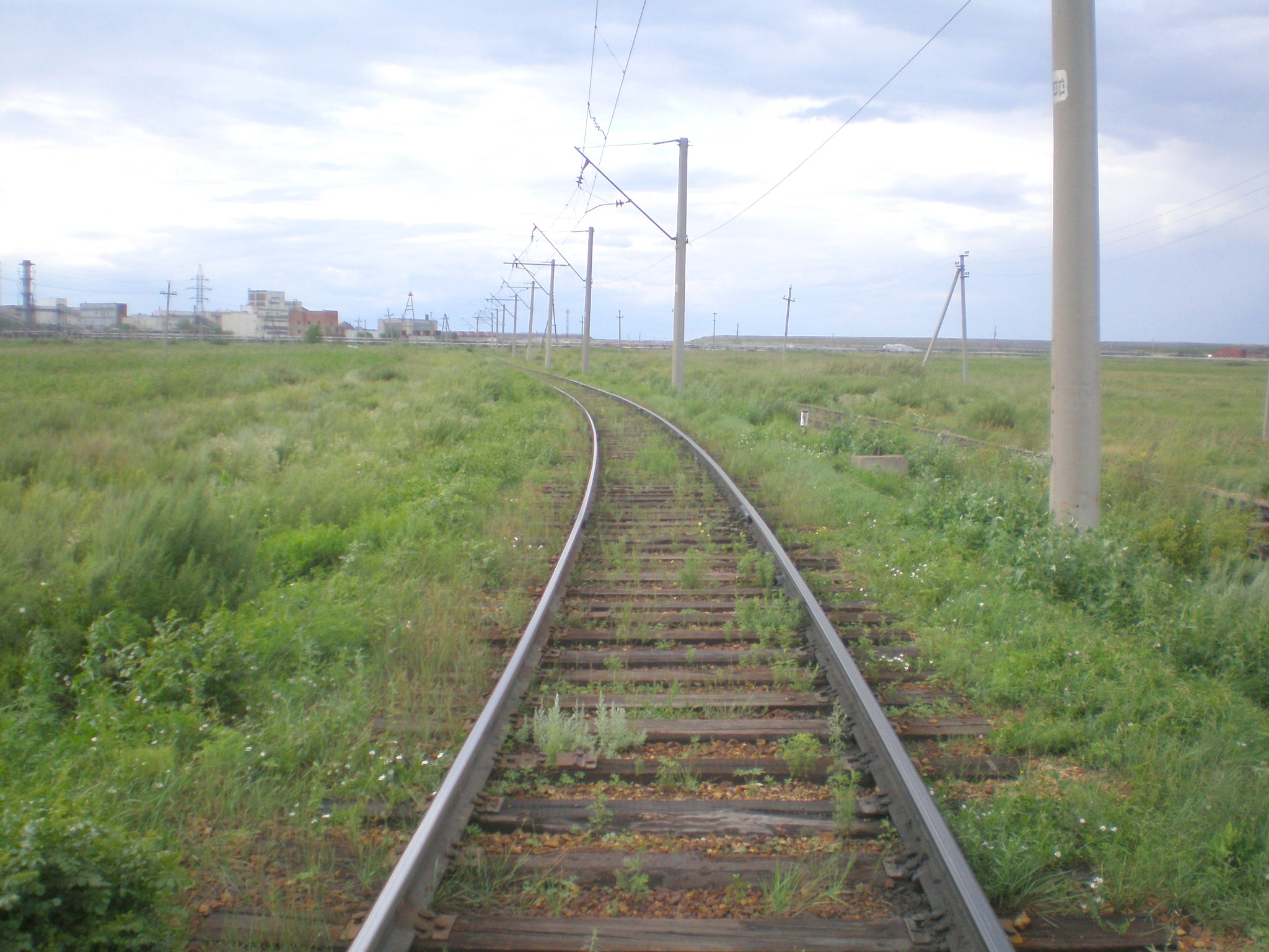 Железнодорожная линия УЖДТ Степногорского горно-химического комбината  —  фотографии, сделанные в 2009 году (часть 17)