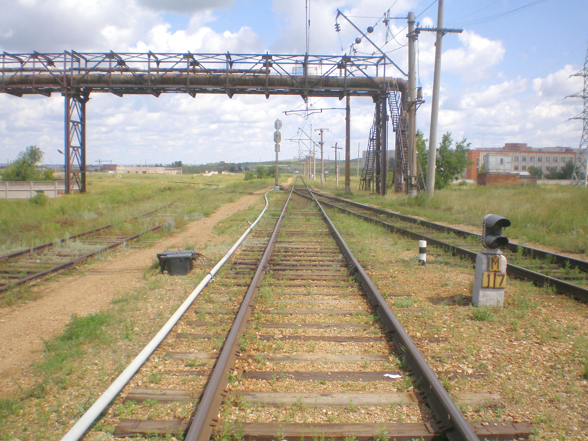 Железнодорожная линия УЖДТ Степногорского горно-химического комбината  —  фотографии, сделанные в 2009 году (часть 3)