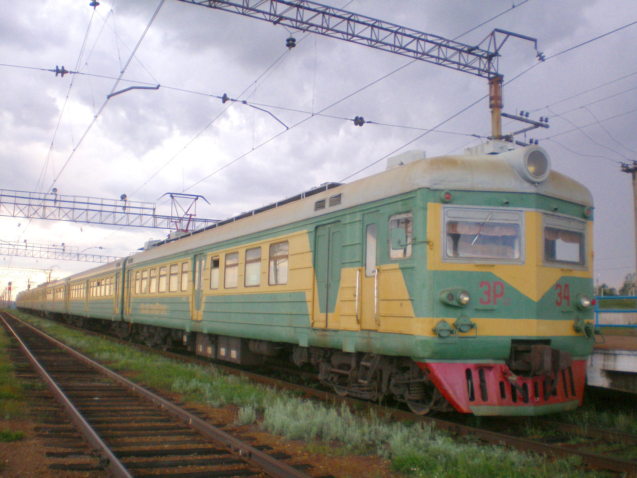 Железнодорожная линия УЖДТ Степногорского горно-химического комбината  —  фотографии, сделанные в 2009 году (часть 23)