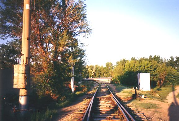 Железнодорожная линия УЖДТ Степногорского горно-химического комбината — фотографии, сделанные в 2004 году (часть 1)
