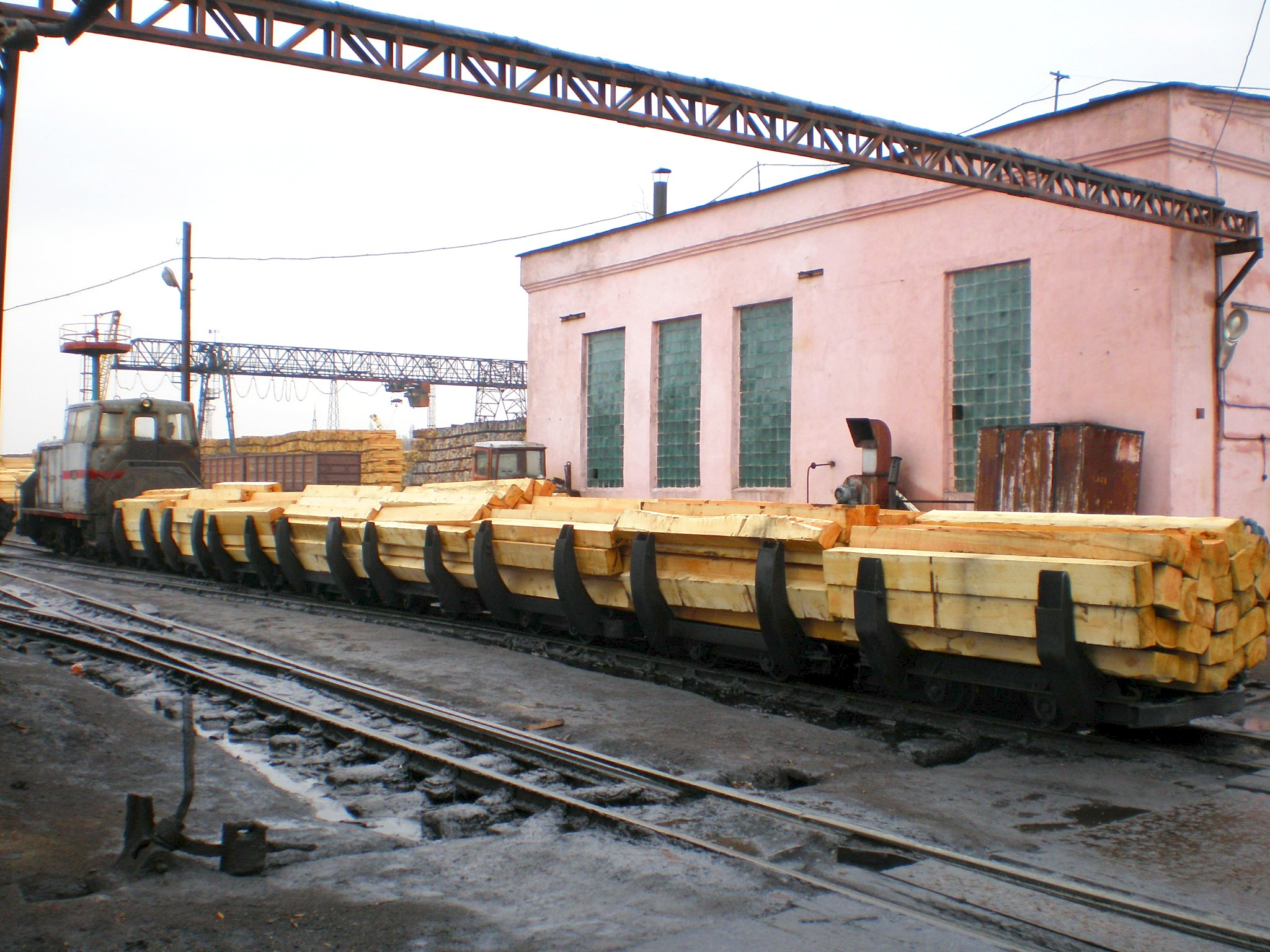 Узкоколейная железная дорога Бологовского шпалопропиточного завода  —  фотографии, сделанные в 2008 году (часть 1)