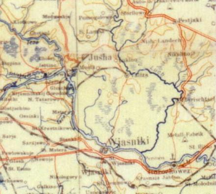 Узкоколейная железная дорога Чернораменского транспортного управления  —  топографические карты