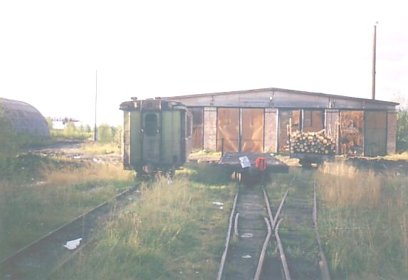 Межогская узкоколейная железная дорога   - фотографии, сделанные в 2004 году