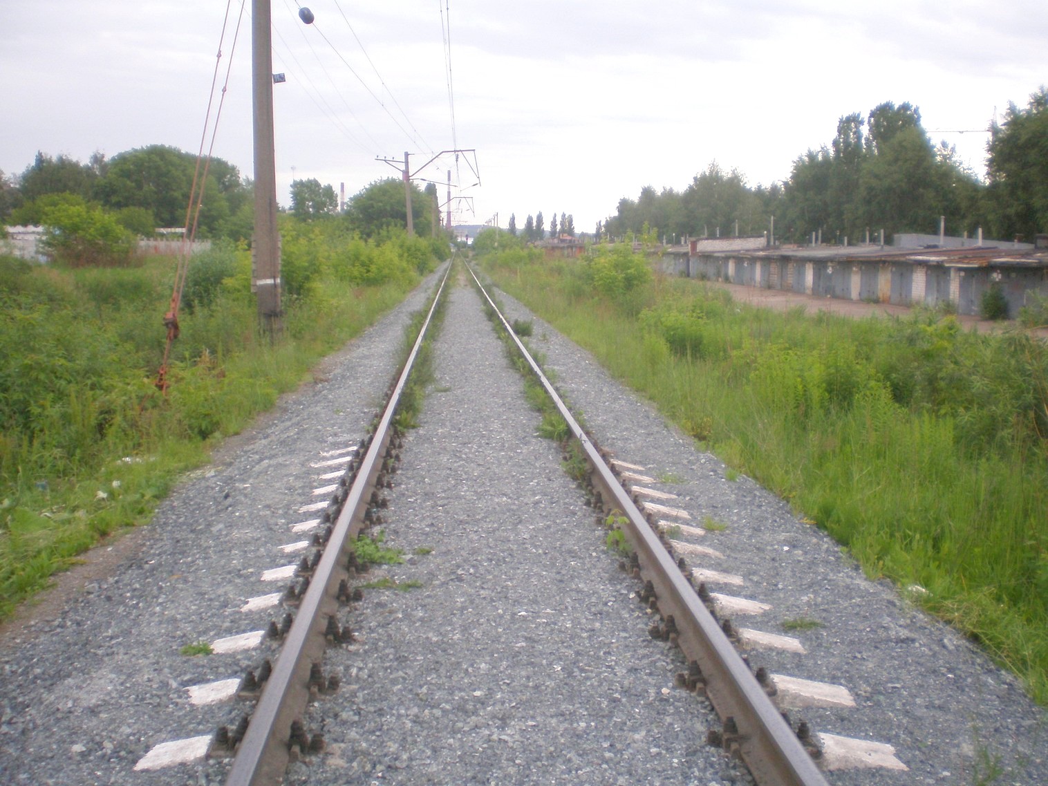 Железнодорожная линия Доскино  — Кустовая
  —  фотографии, сделанные в 2008 году (часть 1)