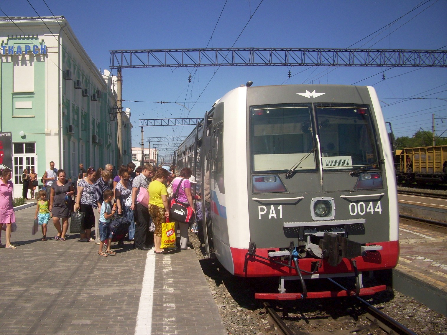 Железнодорожная линия Красавка — Калининск — фотографии, сделанные в 2012 году (часть 1)