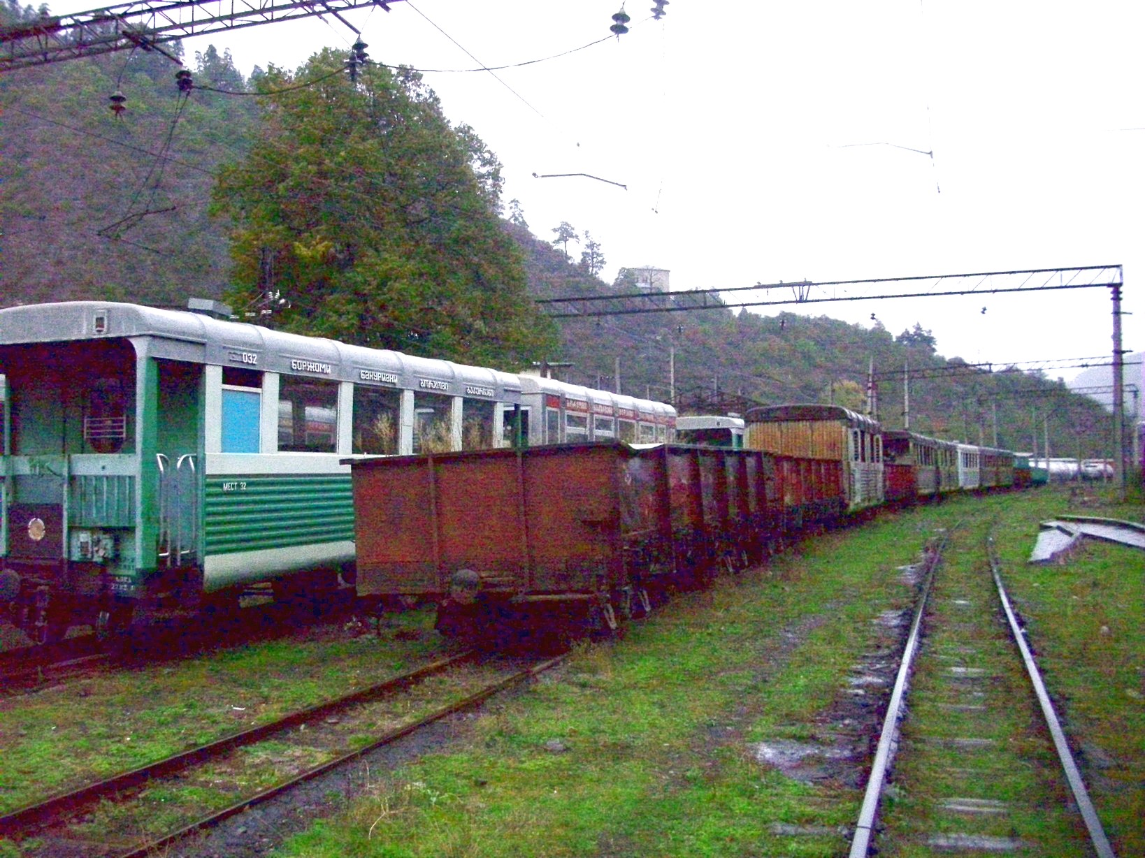 Узкоколейная железная дорога Боржоми — Бакуриани — фотографии, сделанные в 2010 году (часть 20)