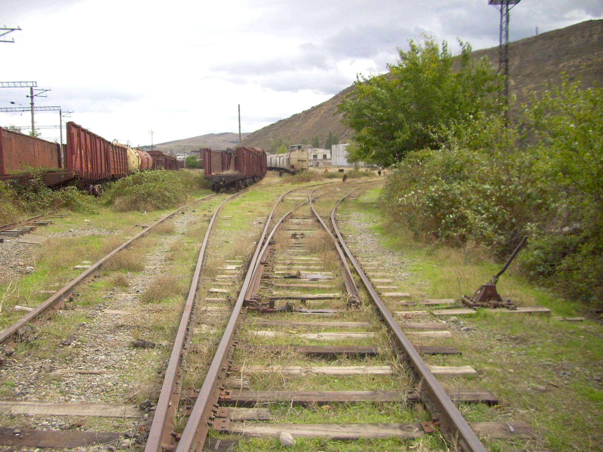 Узкоколейная железная дорога Горийского шпалопропиточного завода — фотографии, сделанные в 2010 году (часть 1)