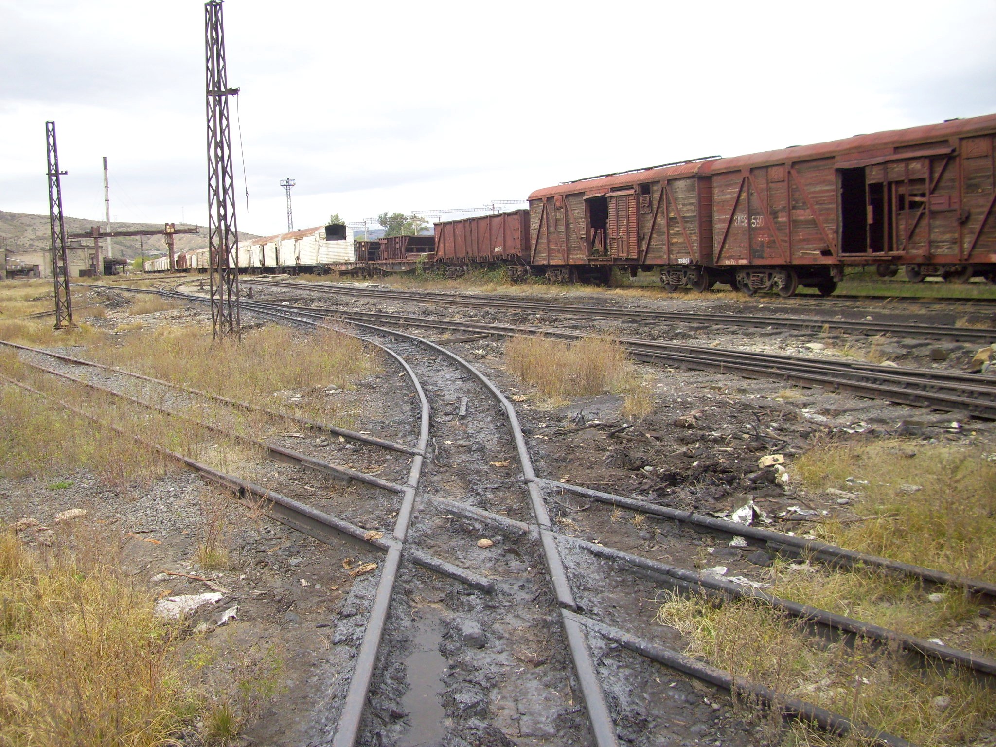 Узкоколейная железная дорога Горийского шпалопропиточного завода — фотографии, сделанные в 2010 году (часть 3)