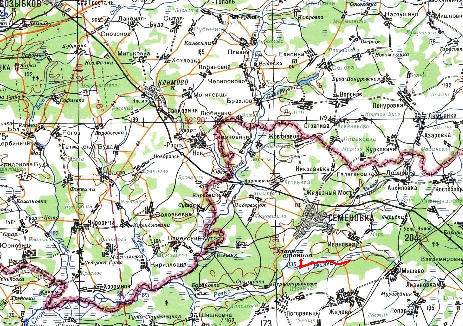 Узкоколейная железная дорога Ирванцевского торфобрикетного завода
   —   схемы и топографические карты