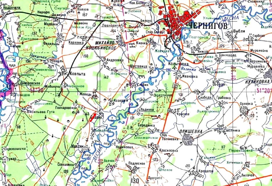 Узкоколейная железная дорога Смолинского торфобрикетного завода
   —   схемы и топографические карты