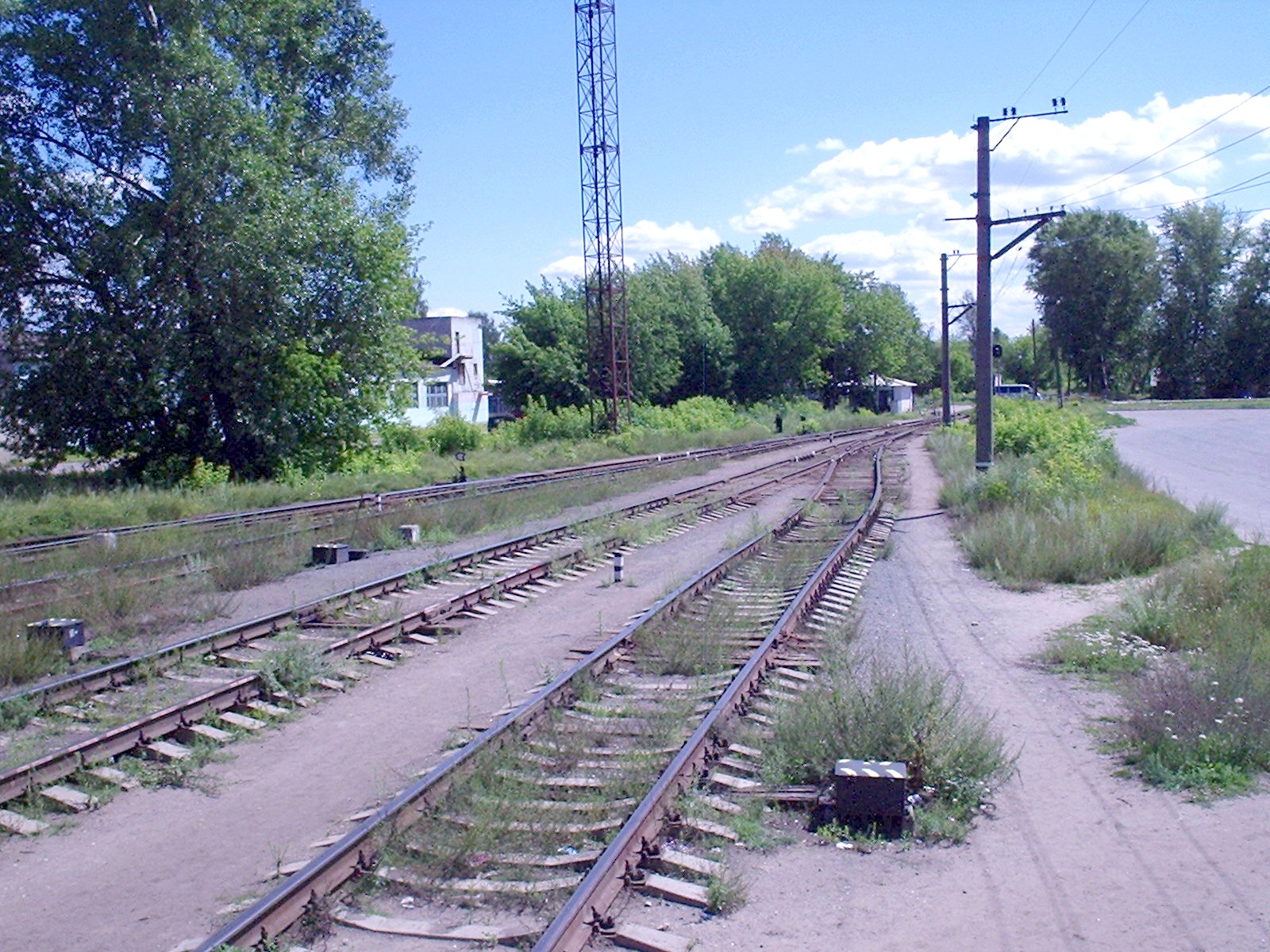 Железнодорожная линия Толоконцево — Моховые Горы  - фотографии, сделанные в 2006 году