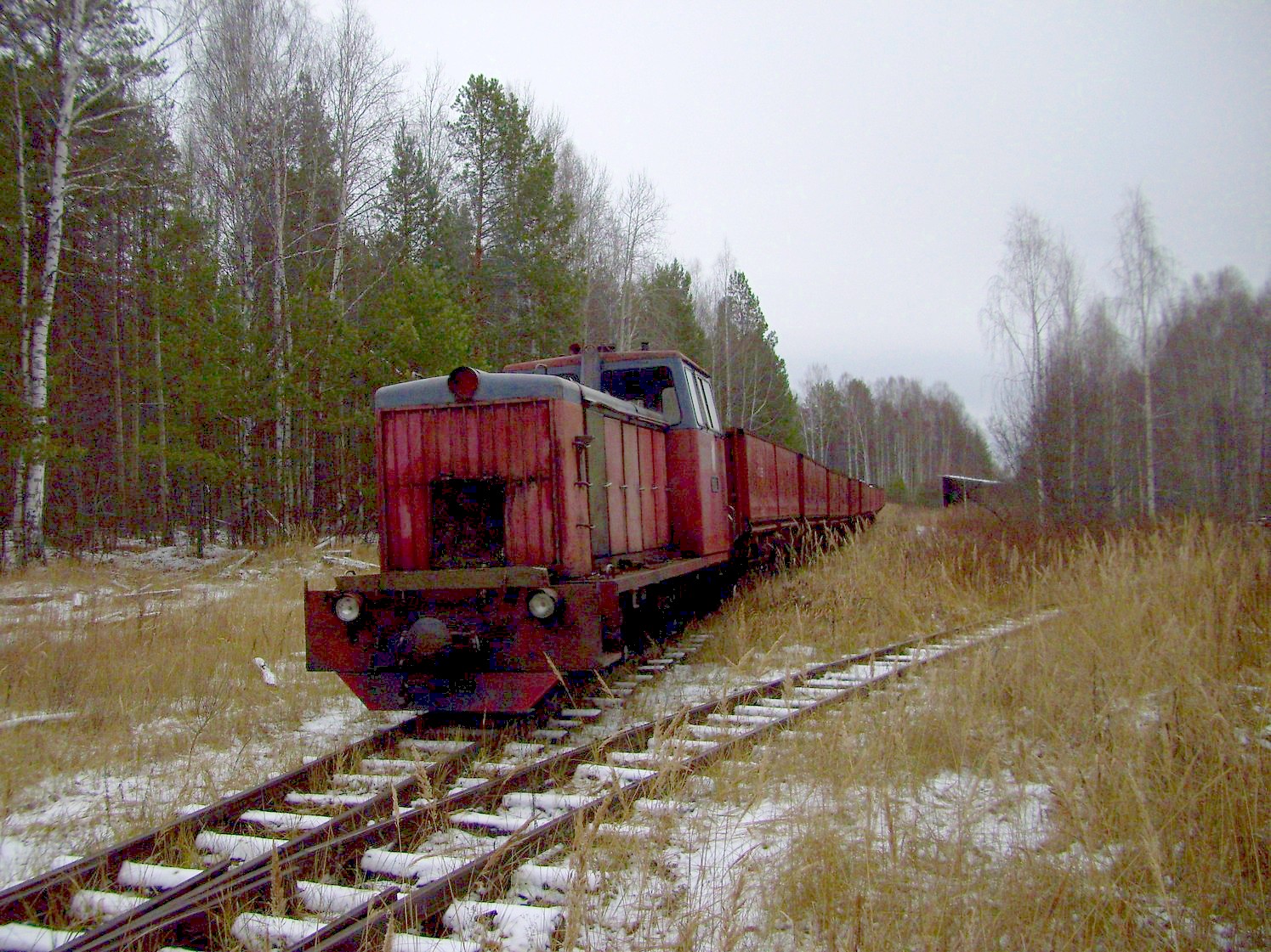 Узкоколейная железная дорога Орловского торфопредприятия   —  фотографии, сделанные в 2009 году (часть 5)