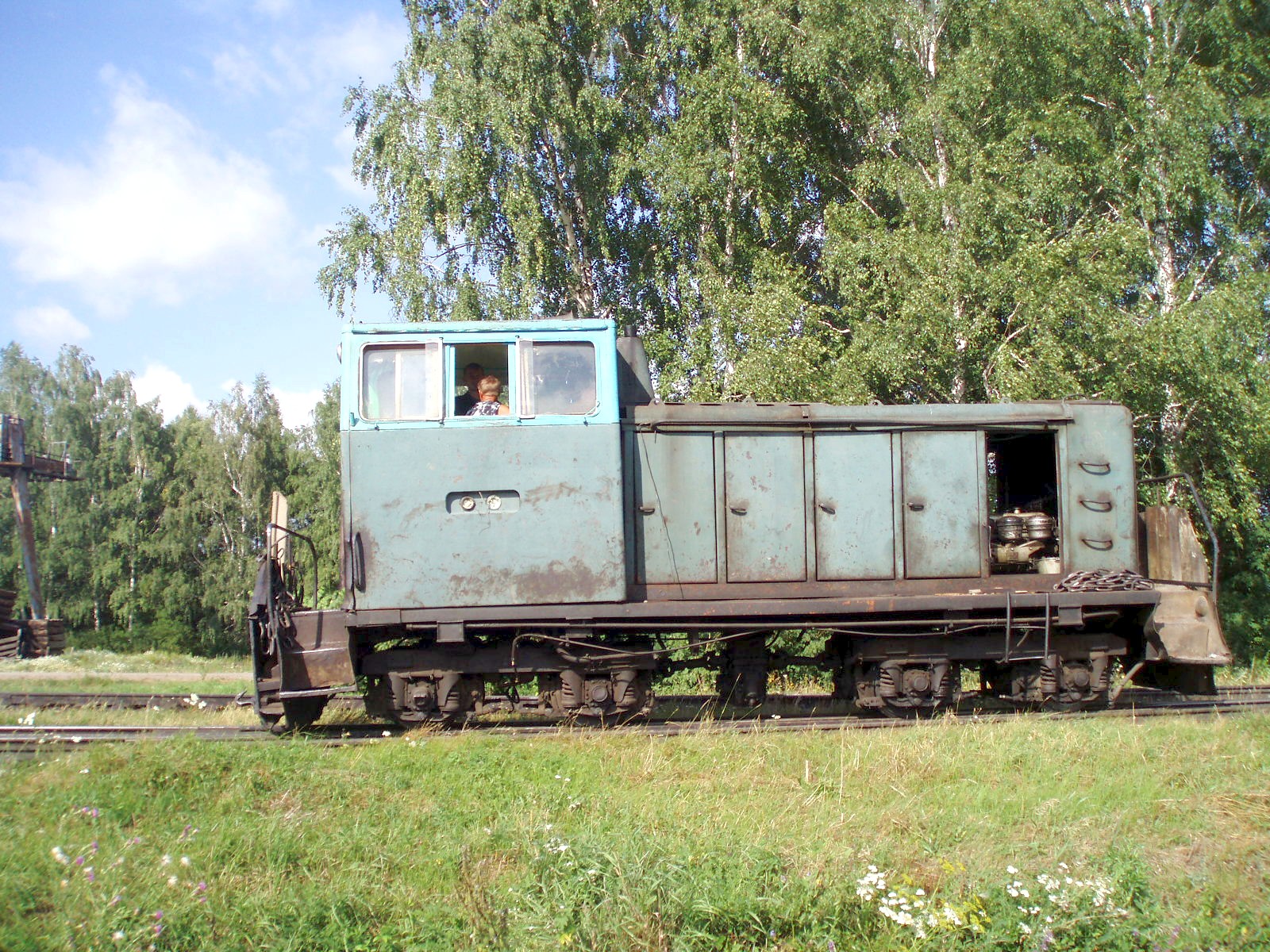 Узкоколейная железная дорога Пронинского шпалопропиточного завода  — фотографии, сделанные в 2007 году (часть 2)