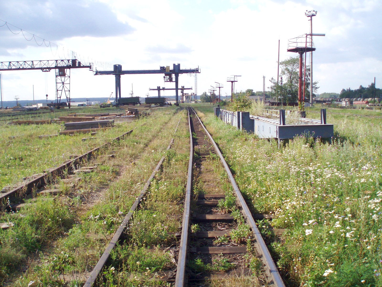 Узкоколейная железная дорога Пронинского шпалопропиточного завода  — фотографии, сделанные в 2007 году (часть 4)