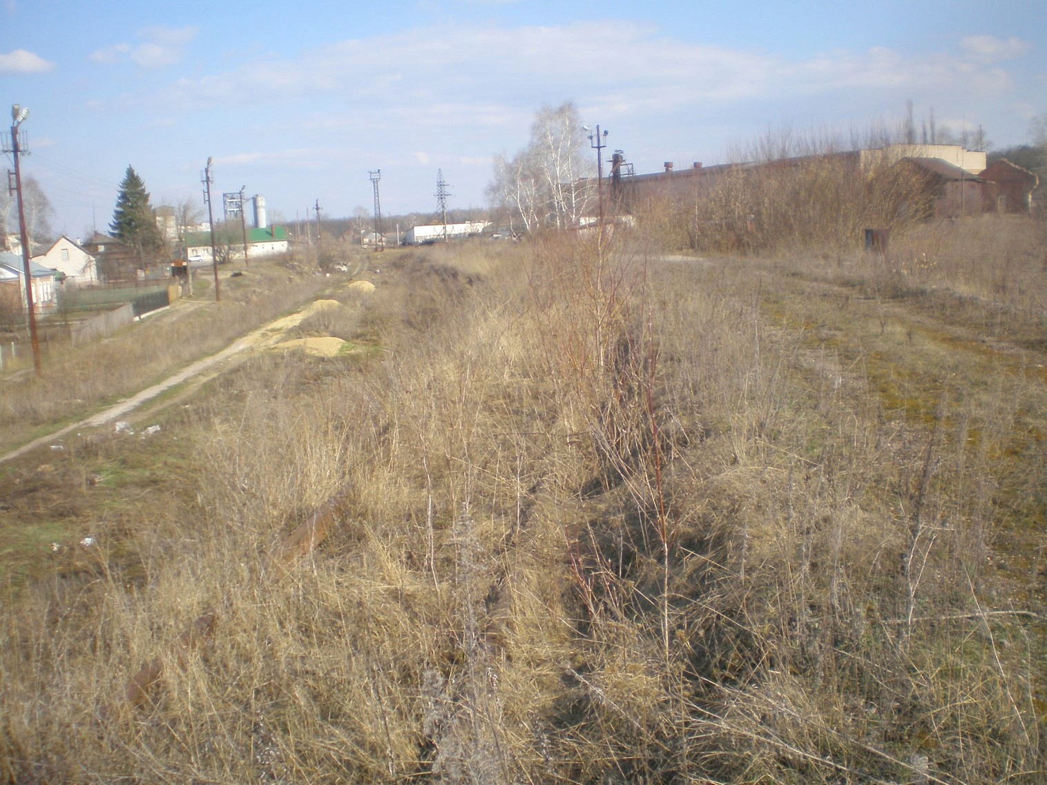 Железнодорожная линия Графская   —  Рамонь —  фотографии, сделанные в 2009 году (часть 1)