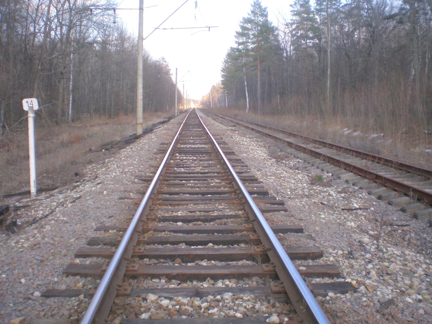 Железнодорожная линия Графская   —  Рамонь —  фотографии, сделанные в 2009 году (часть 4)