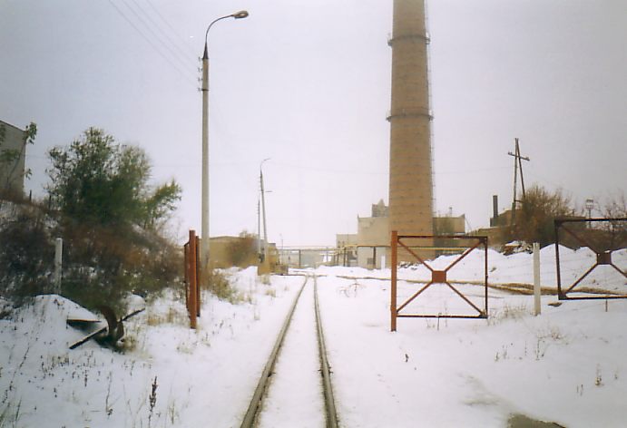 Узкоколейная железная дорога Чапаевского силикатного завода  —  фотографии, сделанные в 2003 году