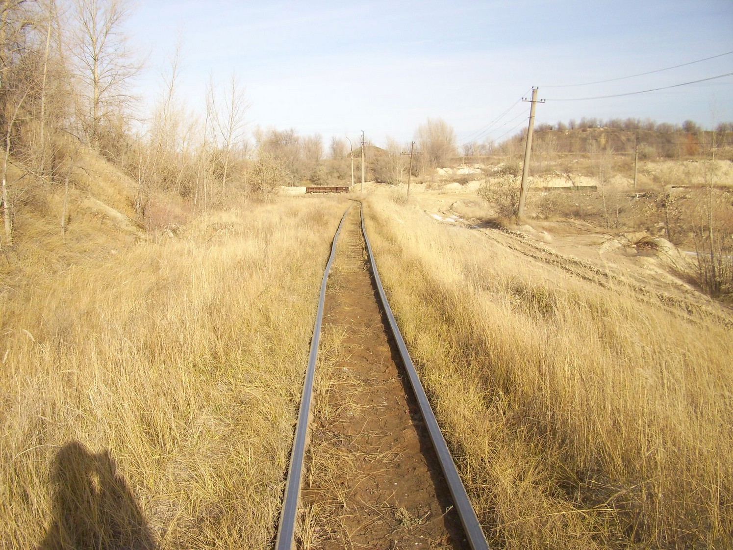 Узкоколейная железная дорога Чапаевского силикатного завода — фотографии, сделанные в 2009 году (часть 4)