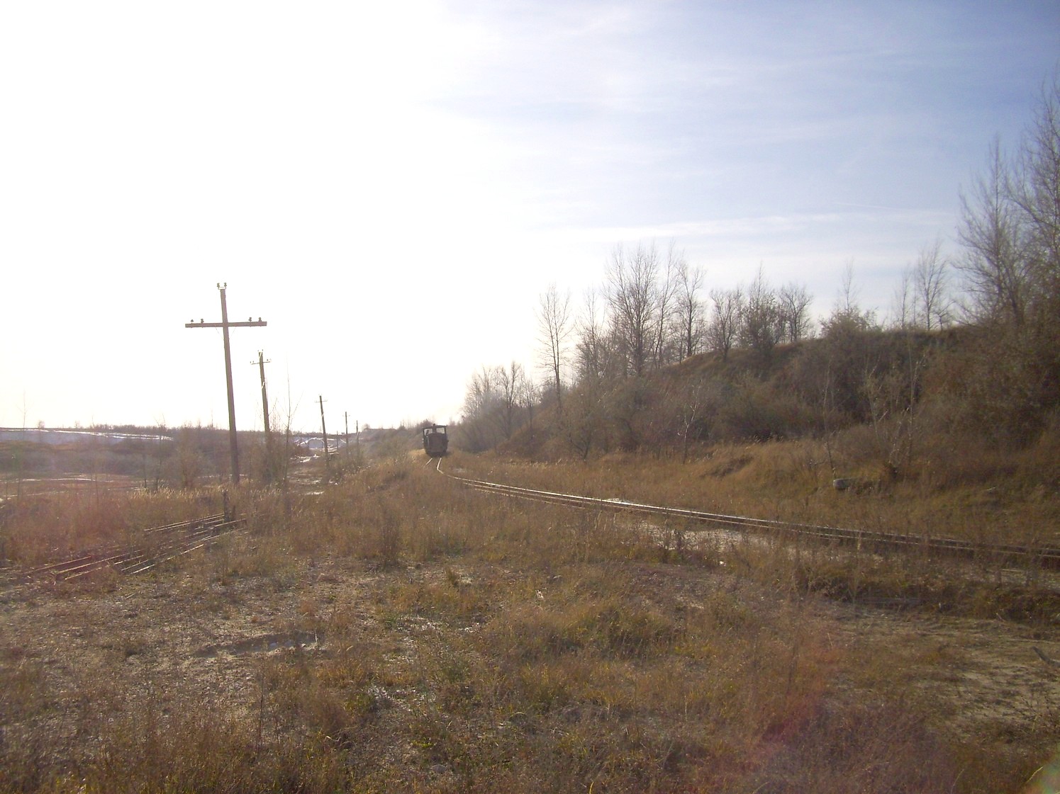 Узкоколейная железная дорога Чапаевского силикатного завода — фотографии, сделанные в 2009 году (часть 5)