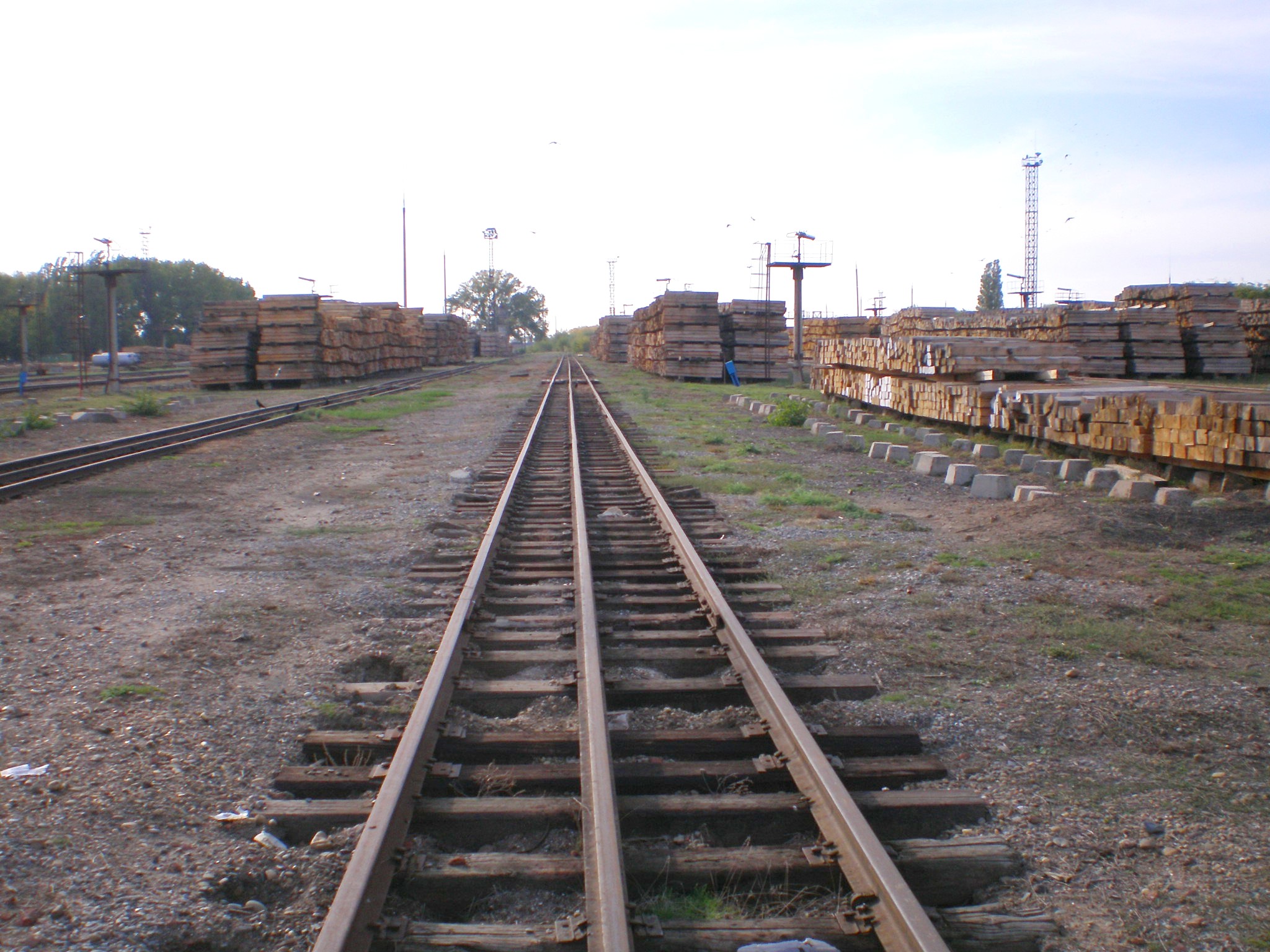 Узкоколейная железная дорога Тихорецкого шпалопропиточного завода  — фотографии, сделанные в 2007 году (часть 7)