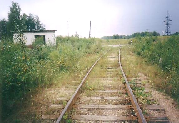 Железнодорожная линия Первушино  —  Заволжск  —  фотографии, сделанные в 2004 году