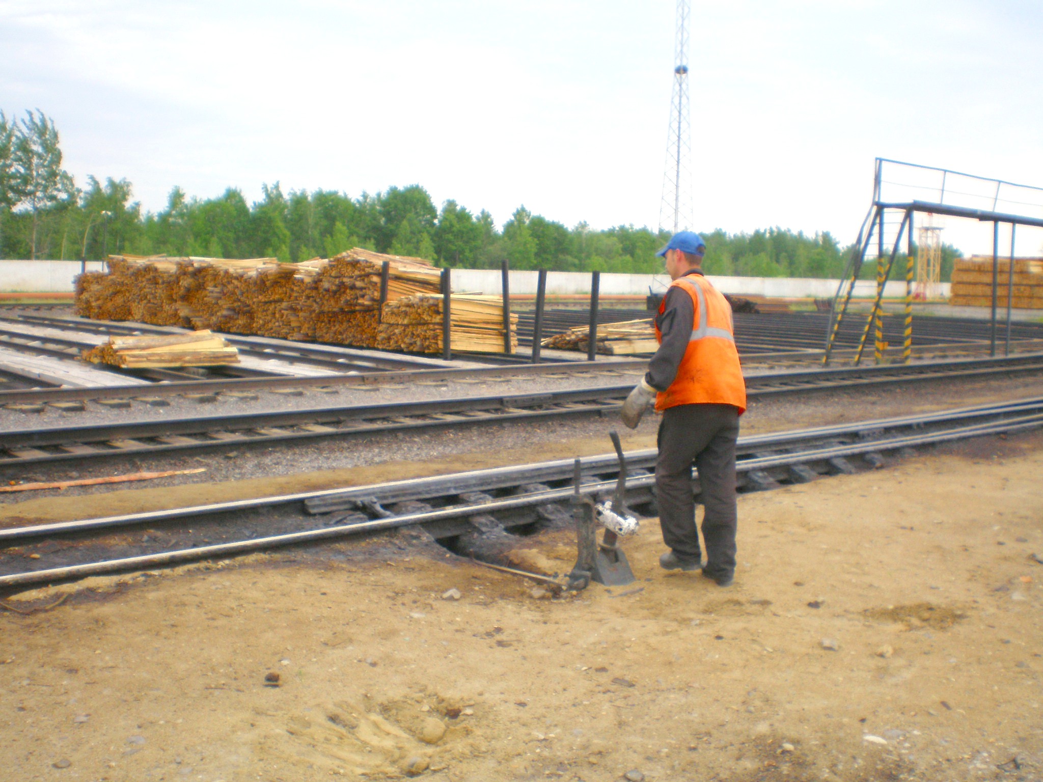 Узкоколейная железная дорога Аурского шпалопропиточного завода  — фотографии, сделанные в 2008 году (часть 2)