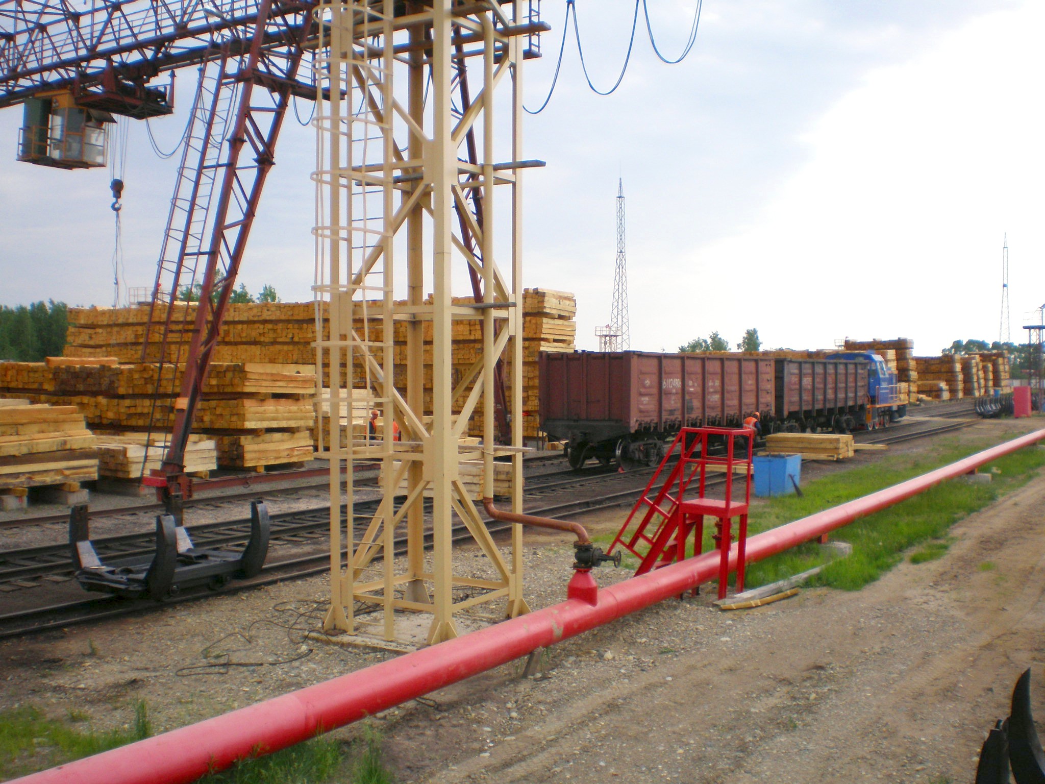 Узкоколейная железная дорога Аурского шпалопропиточного завода  — фотографии, сделанные в 2008 году (часть 3)