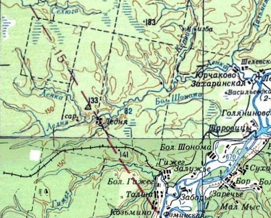 Козьминская узкоколейная железная дорога  — схемы и   топографические карты