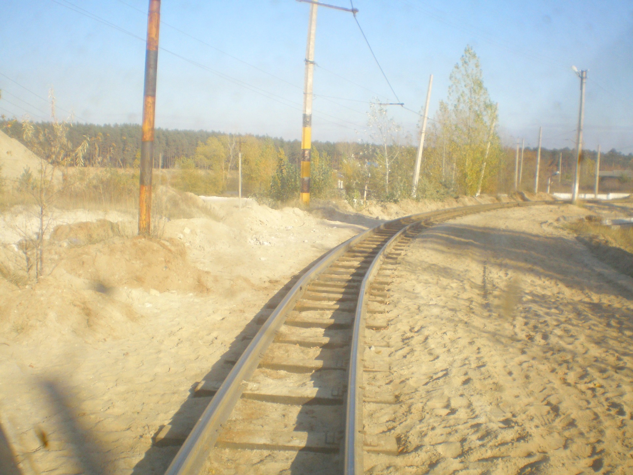 Узкоколейная  железная дорога Липецкого комбината силикатных изделий  —  фотографии, сделанные в 2008 году (часть 7)