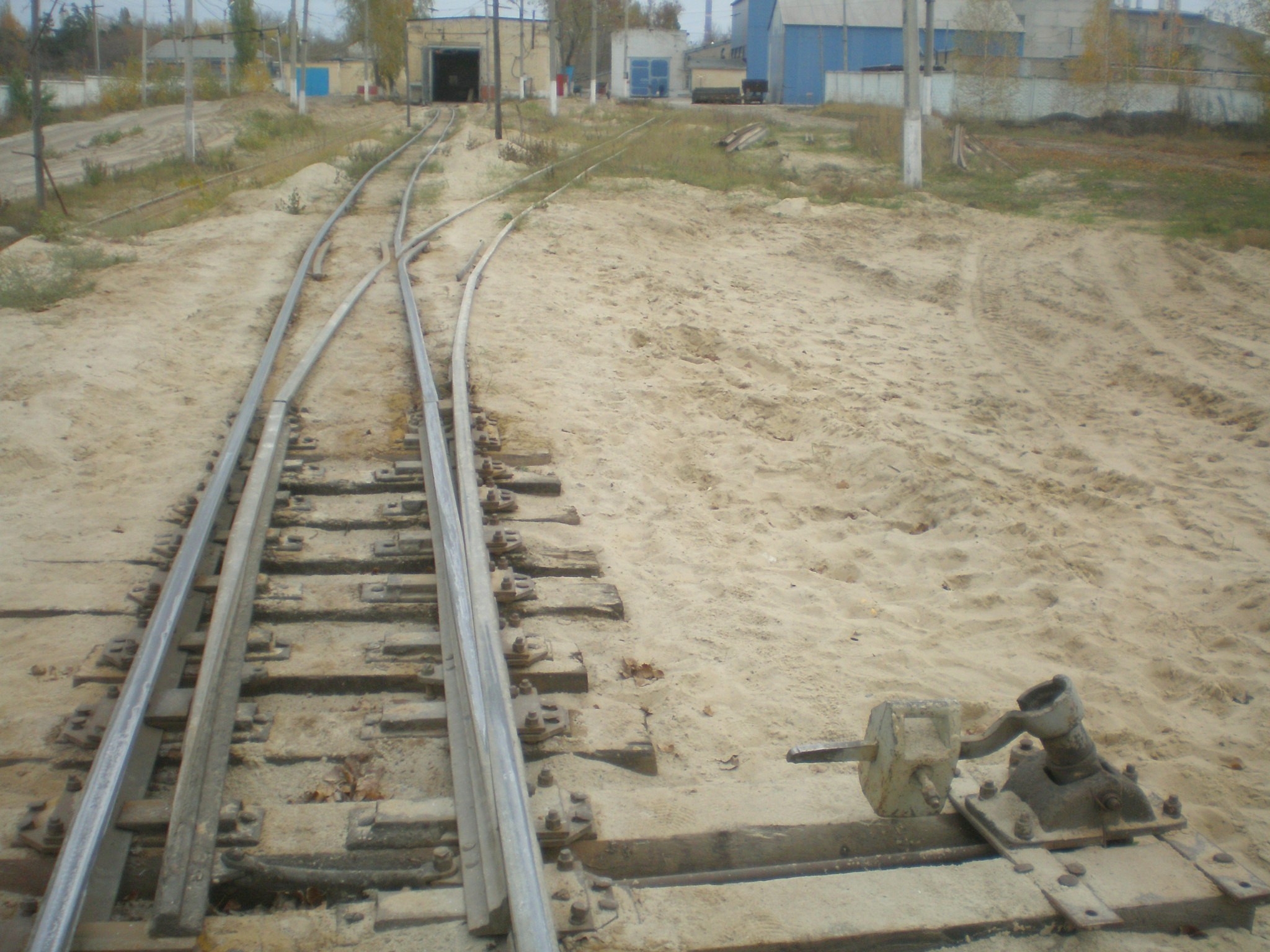 Узкоколейная  железная дорога Липецкого комбината силикатных изделий  —  фотографии, сделанные в 2008 году (часть 2)