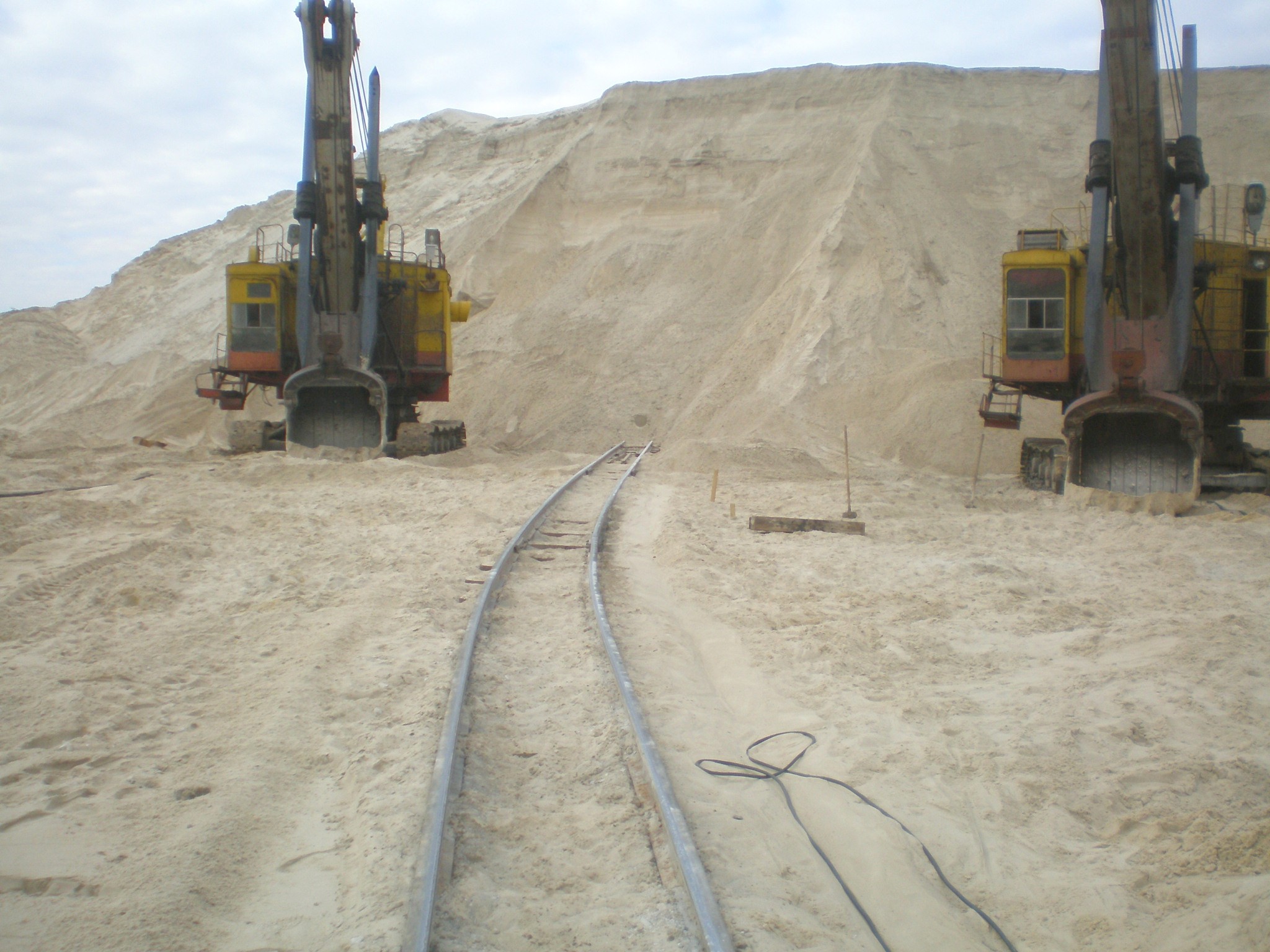 Узкоколейная  железная дорога Липецкого комбината силикатных изделий  —  фотографии, сделанные в 2008 году (часть 3)