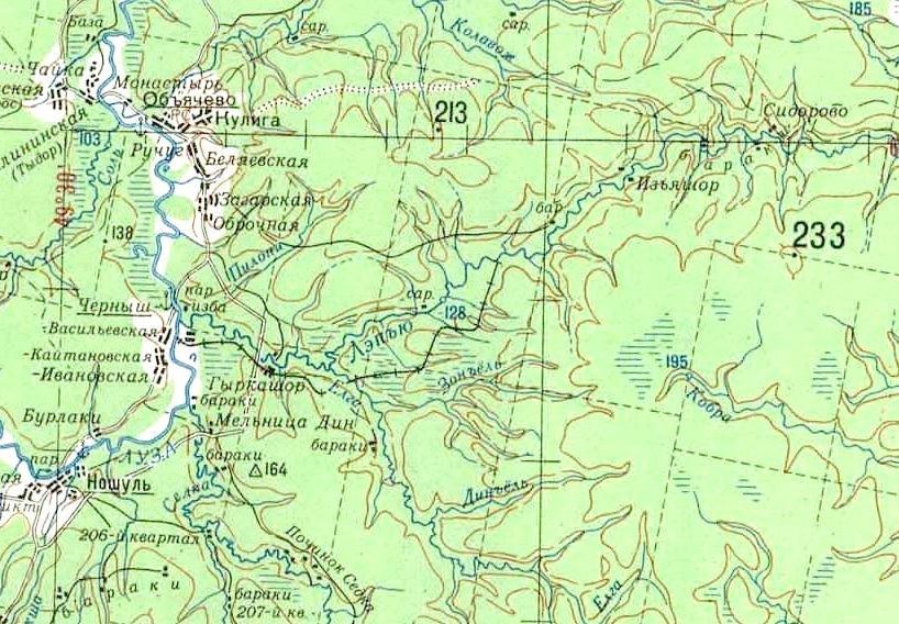 Лопьинская узкоколейная железная дорога   — схемы и топографические карты
