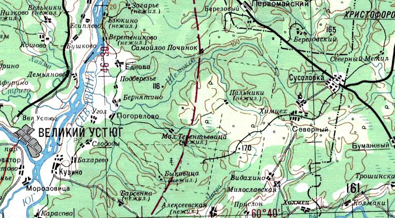 Сусоловская узкоколейная железная дорога  — схемы и   топографические карты