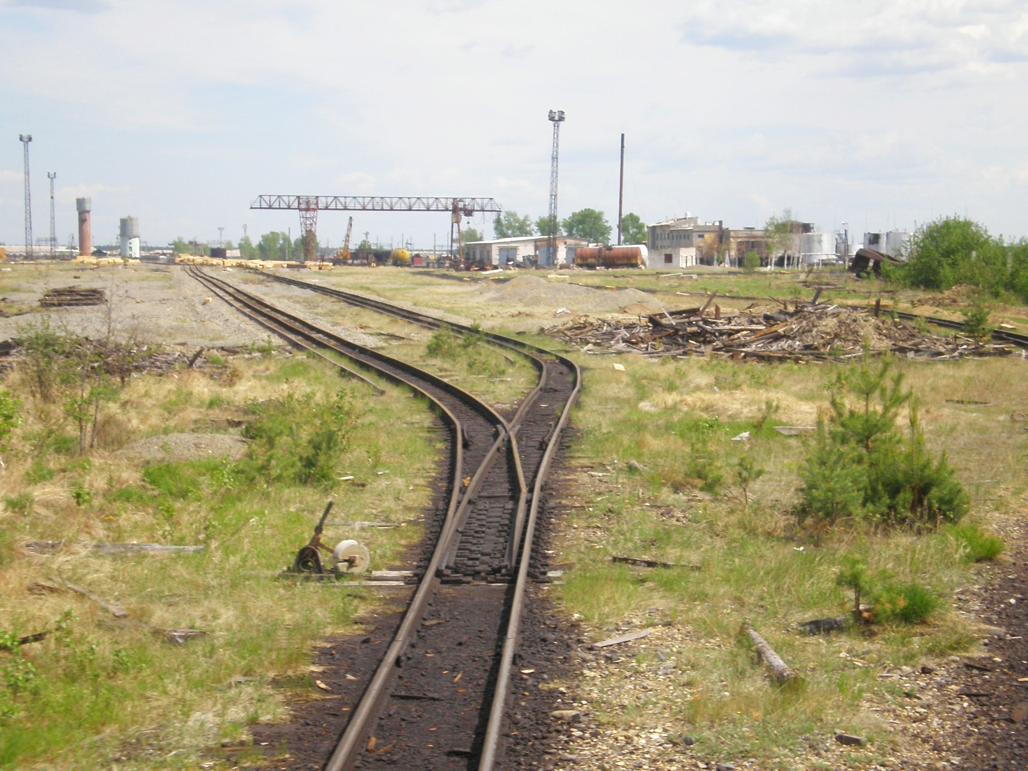 Узкоколейная железная дорога Ушумунского шпалопропиточного завода  — фотографии, сделанные в 2008 году (часть 3)
