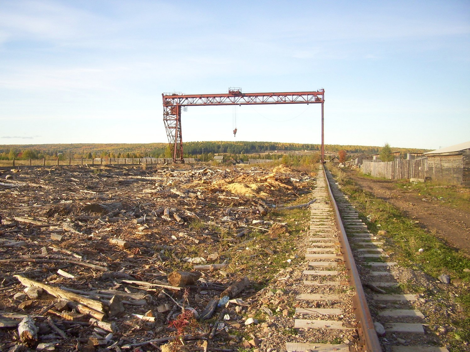 Юртинская узкоколейная железная дорога  —  фотографии, сделанные в 2009 году