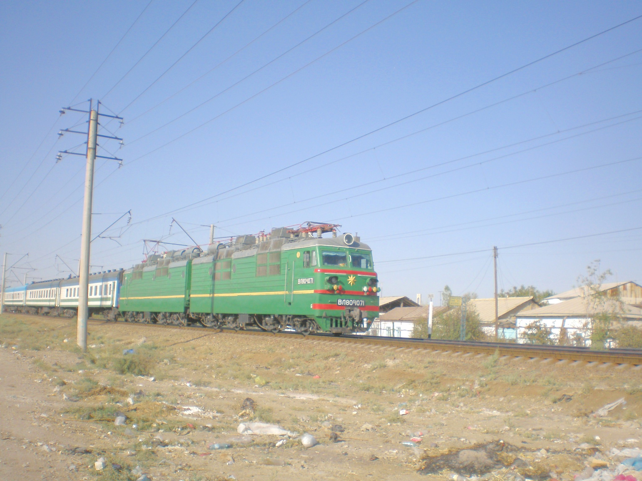 Отдельные фотографии объектов железнодорожного транспорта на территории Джизакской области