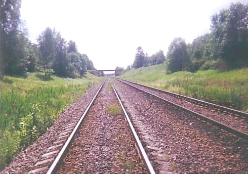 Отдельные фотографии объектов железнодорожного транспорта на территории Псковской области