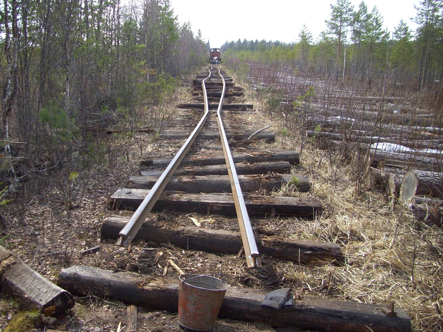 Горбачёвская узкоколейная железная дорога — фотографии, сделанные в 2012 году (часть 18)