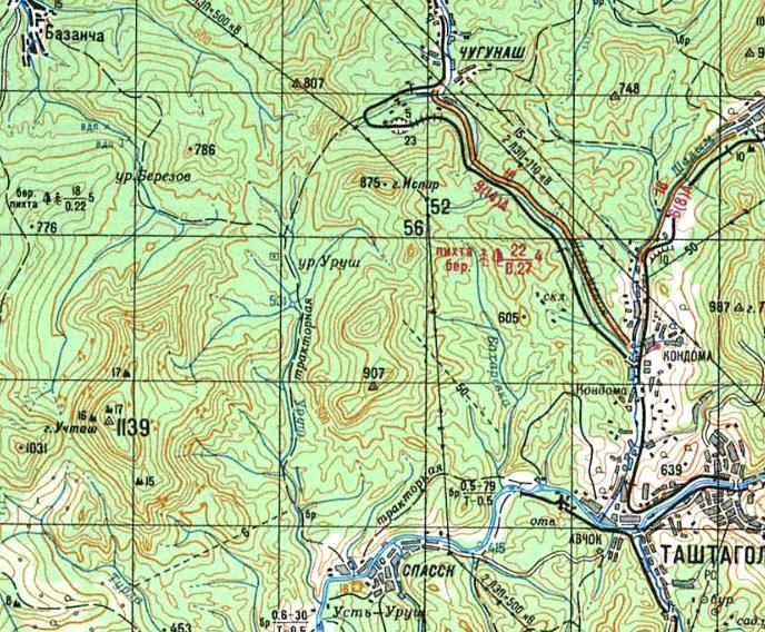 Карта междуреченского района кемеровской области