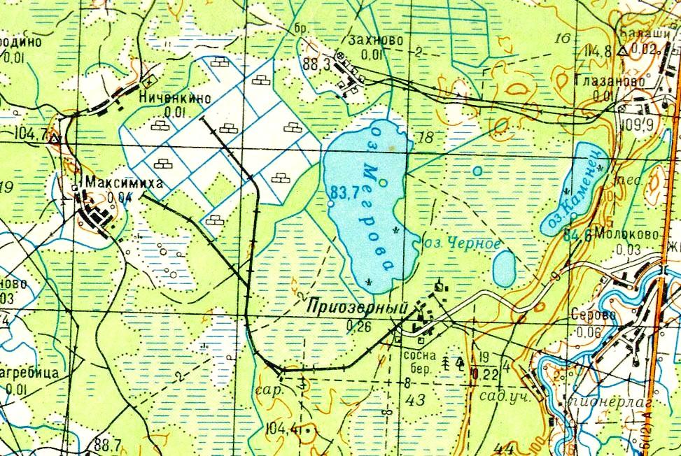 Карта озер псковская область