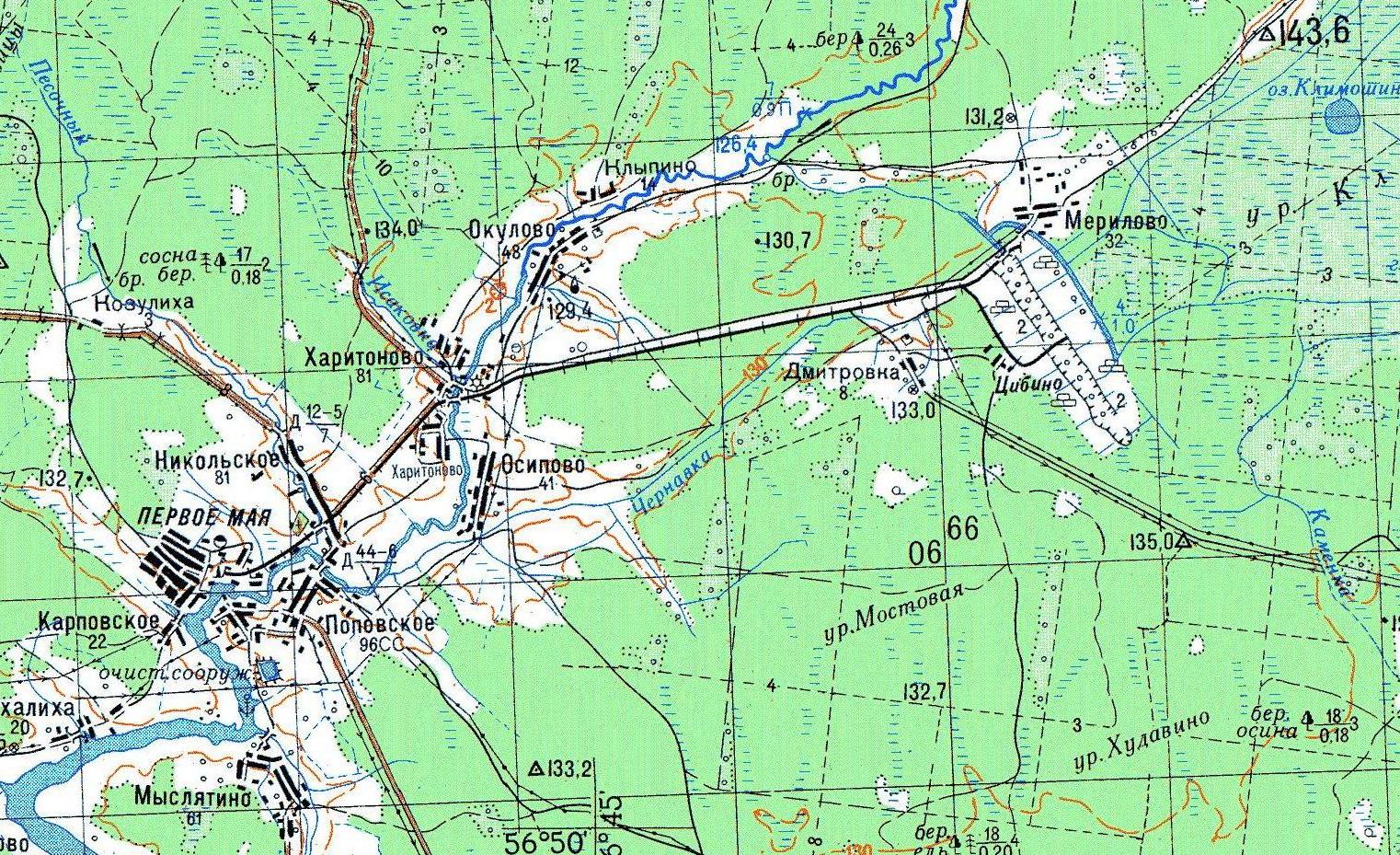 Старая торопа тверская область карта