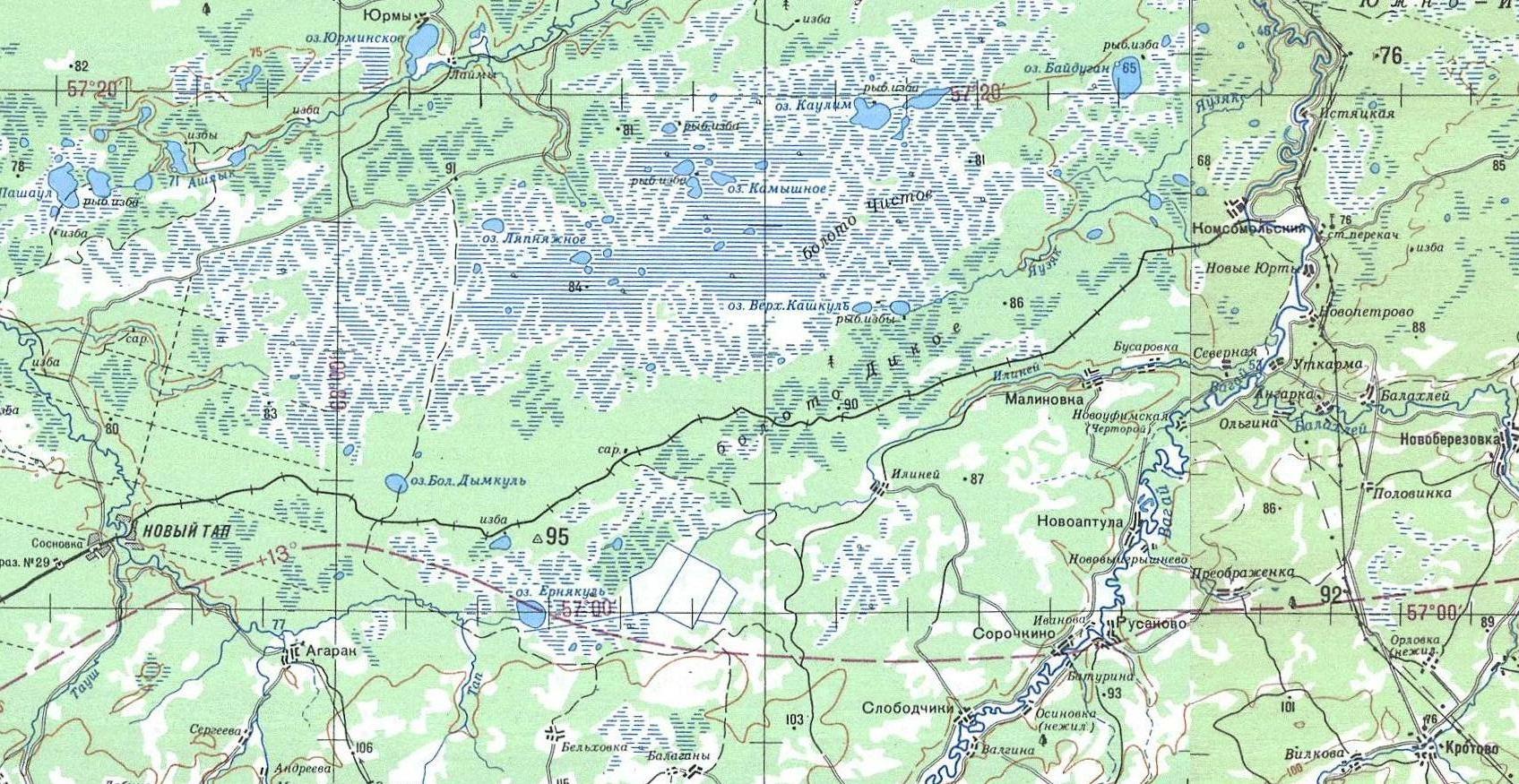 Карта дорог тюменской области